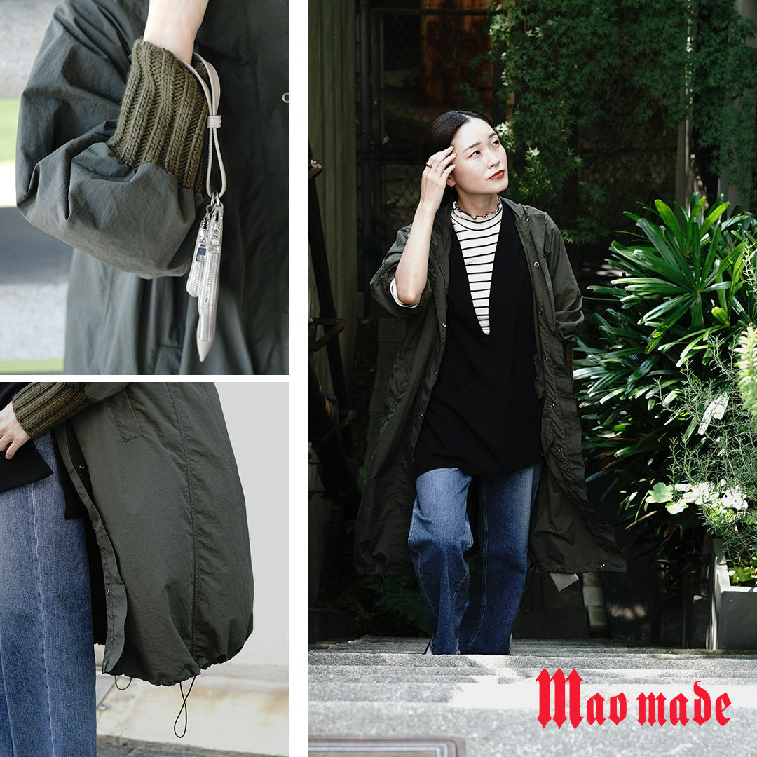 MAO MADE（マオメイド） ヴィンテージウェザー ニットリブ オーバー