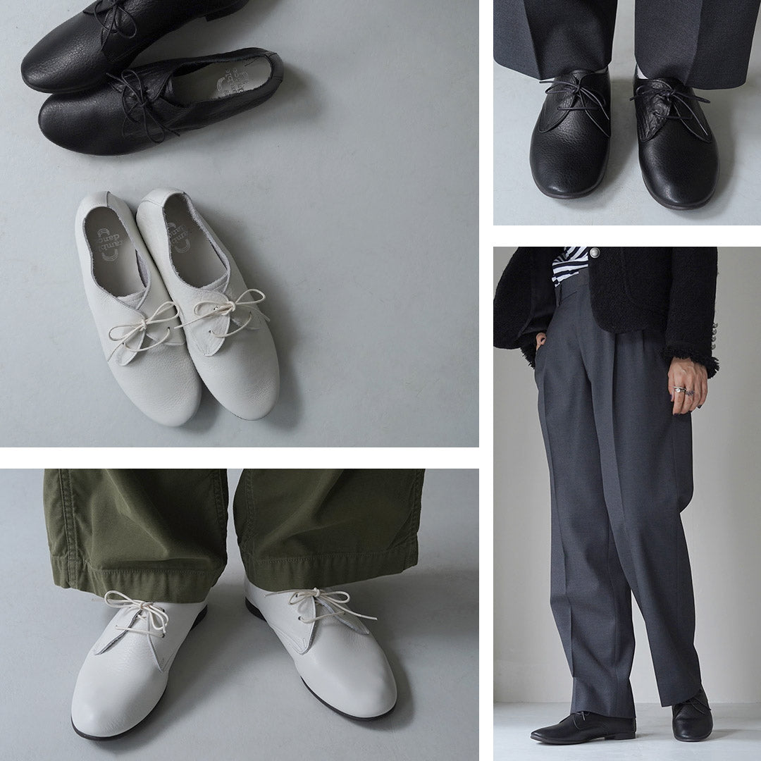 RAMBLE DANCE（ランブルダンス） シュリンクレザー レースアップ