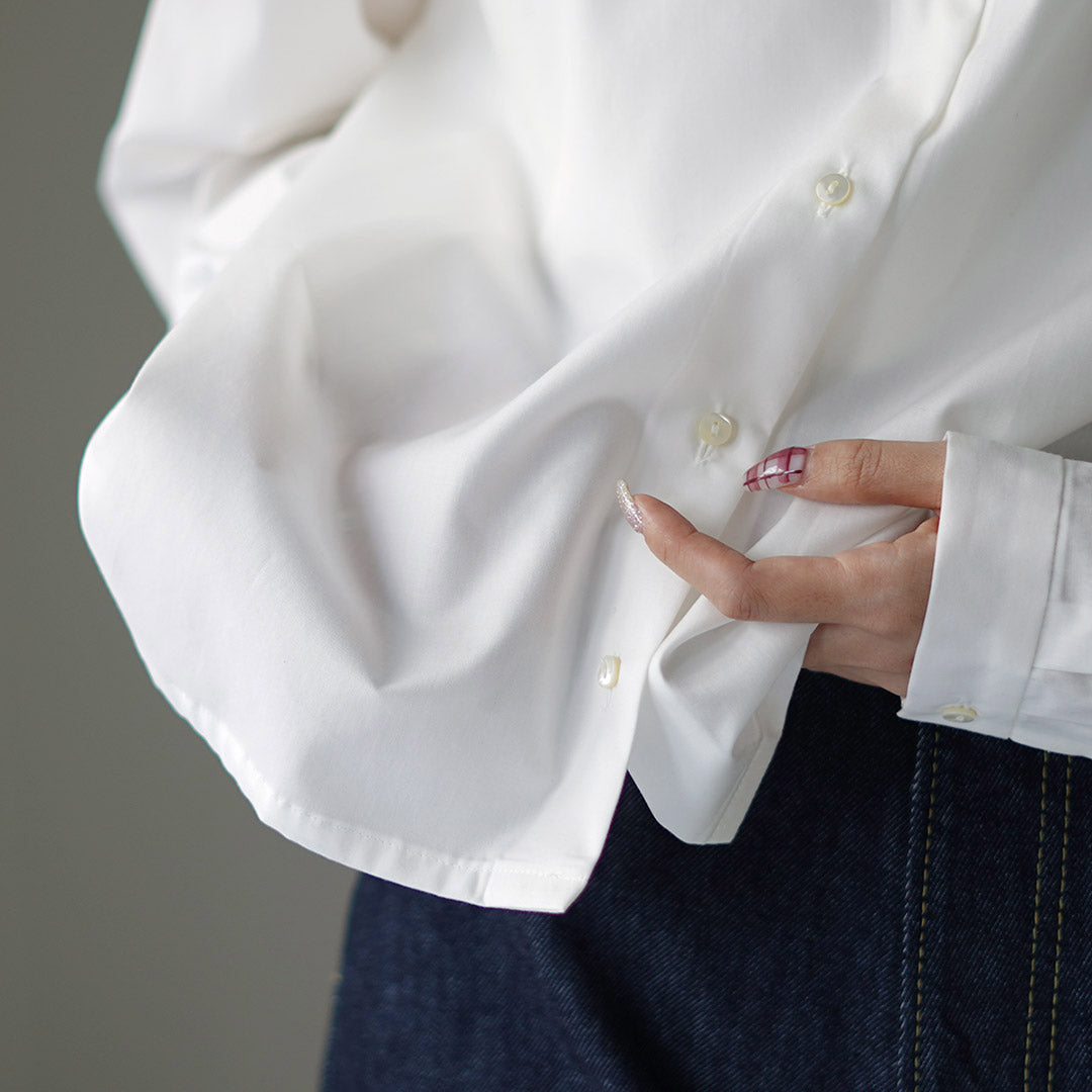 mizuiro ind（ミズイロインド） ダブルカラー シャツ / レディース