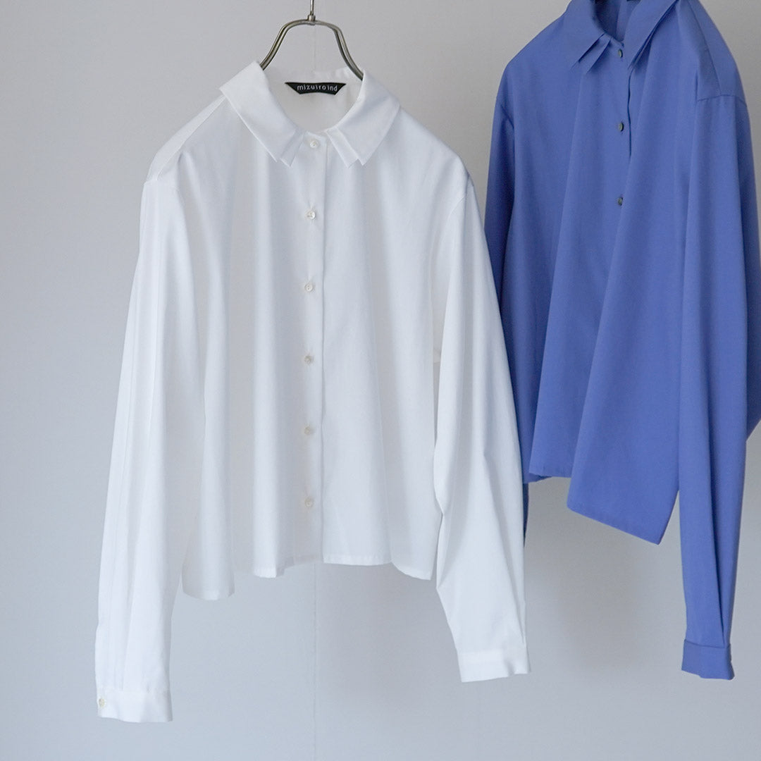 mizuiro ind（ミズイロインド） ダブルカラー シャツ / レディース