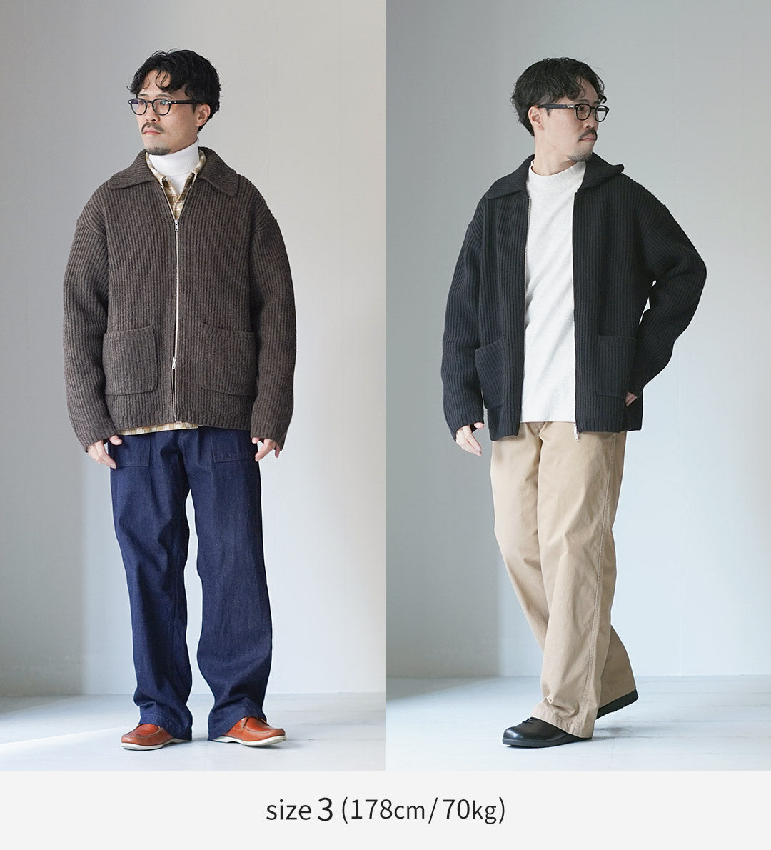 RYE TENDER（ライテンダー） ジェローム ジャケット 片畦編み