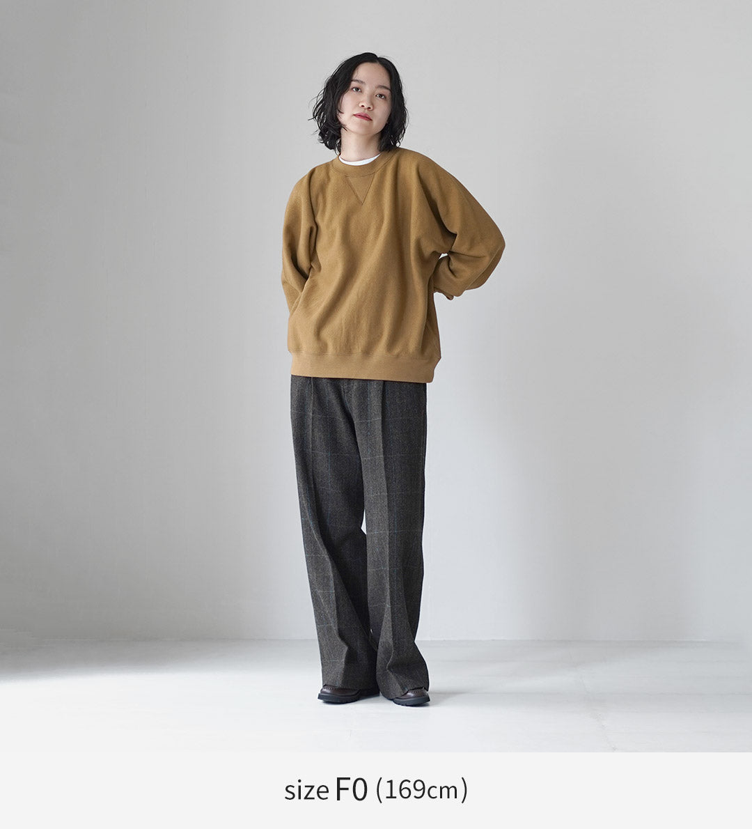 SHINZONE（シンゾーン） コットン ウール スウェットシャツ 24AMSCU10