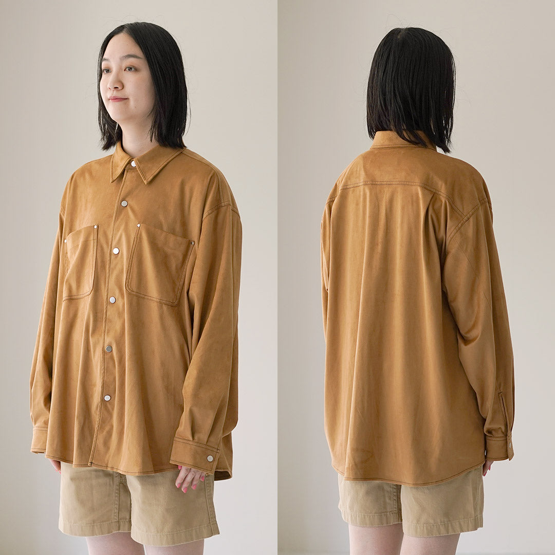 SHINZONE（シンゾーン） スウェード シャツ 25AMSBL03 / 長袖 ロング