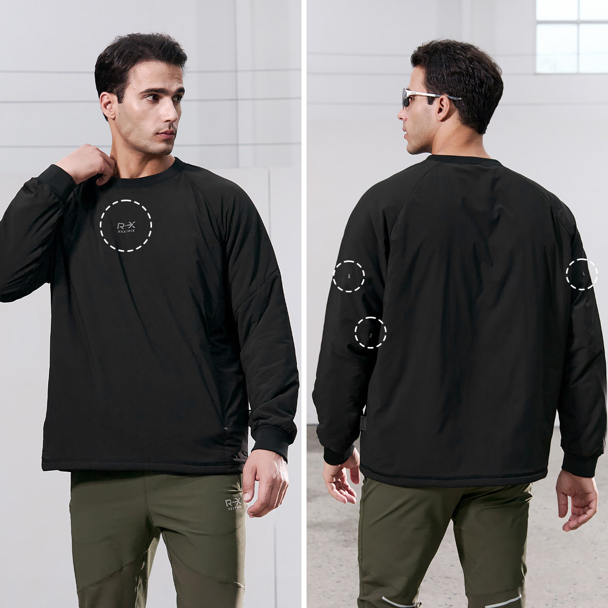 XEXYMENS XWMMT01J3 RX 保温&撥水 ダウン 長袖