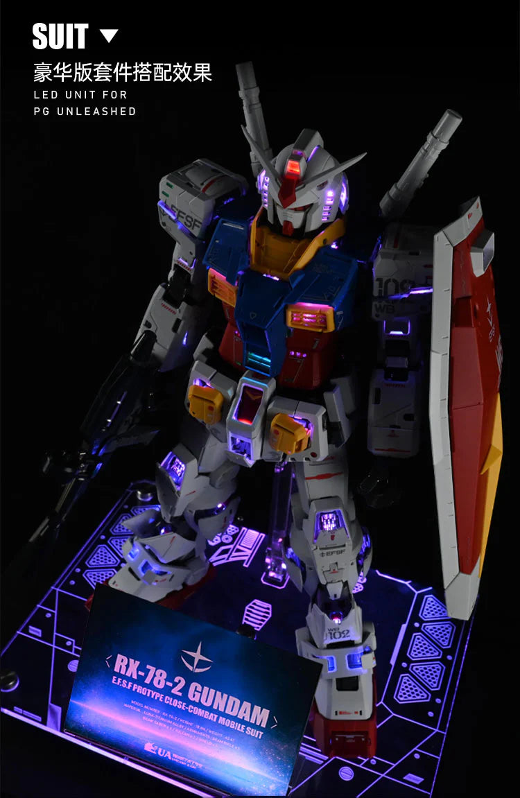 PG Unleashed RX-78-2 LED UA Workshop LED Set (Deluxe Version)