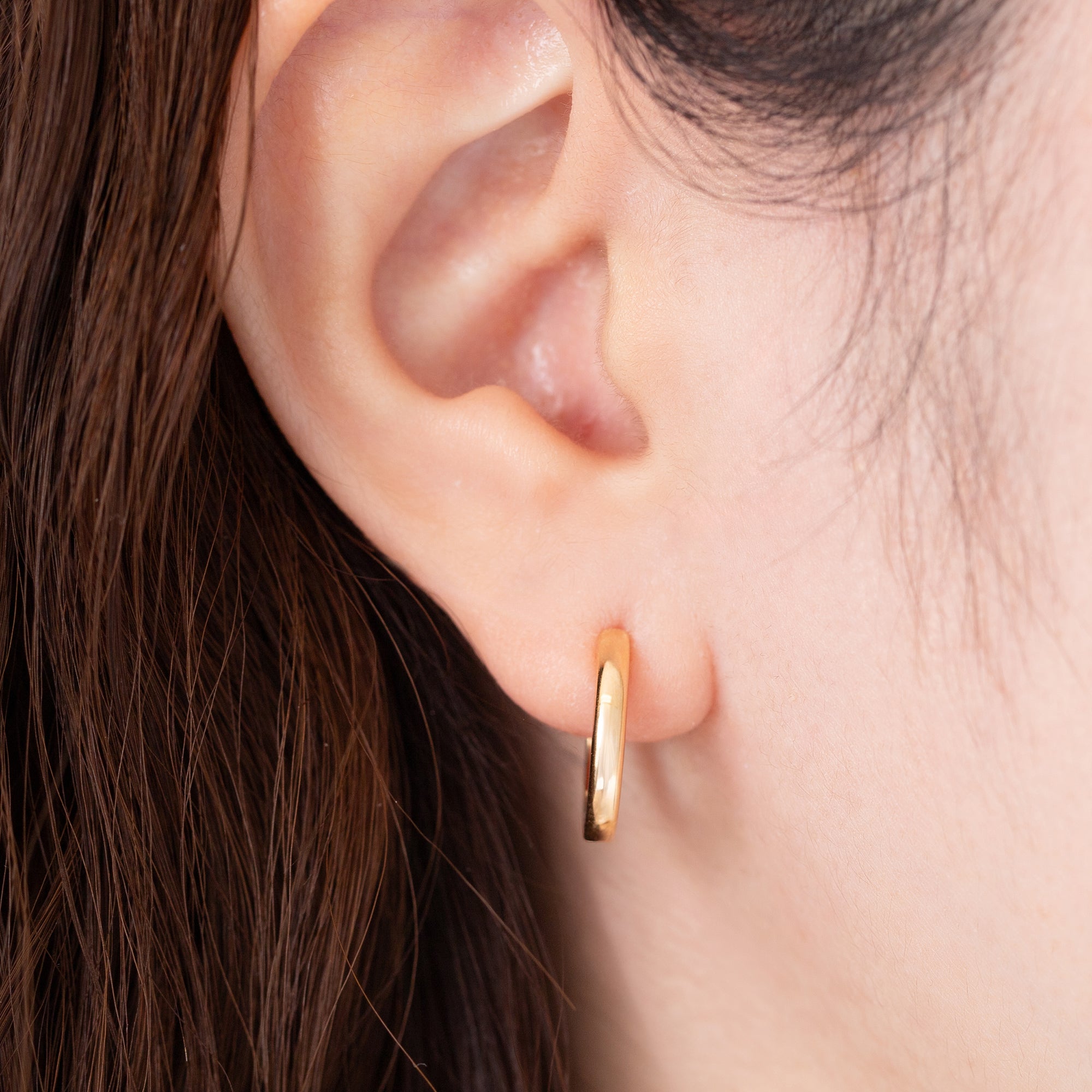 2月12日発売 K18/Pt「ミラノア フープ ラージ」ピアス(片耳用