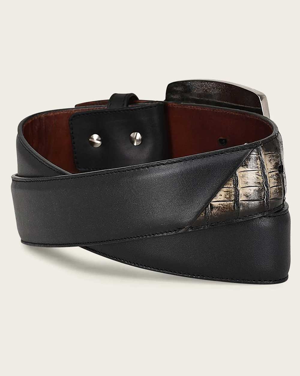 Black ultra exotic western style Belt | Cuadra