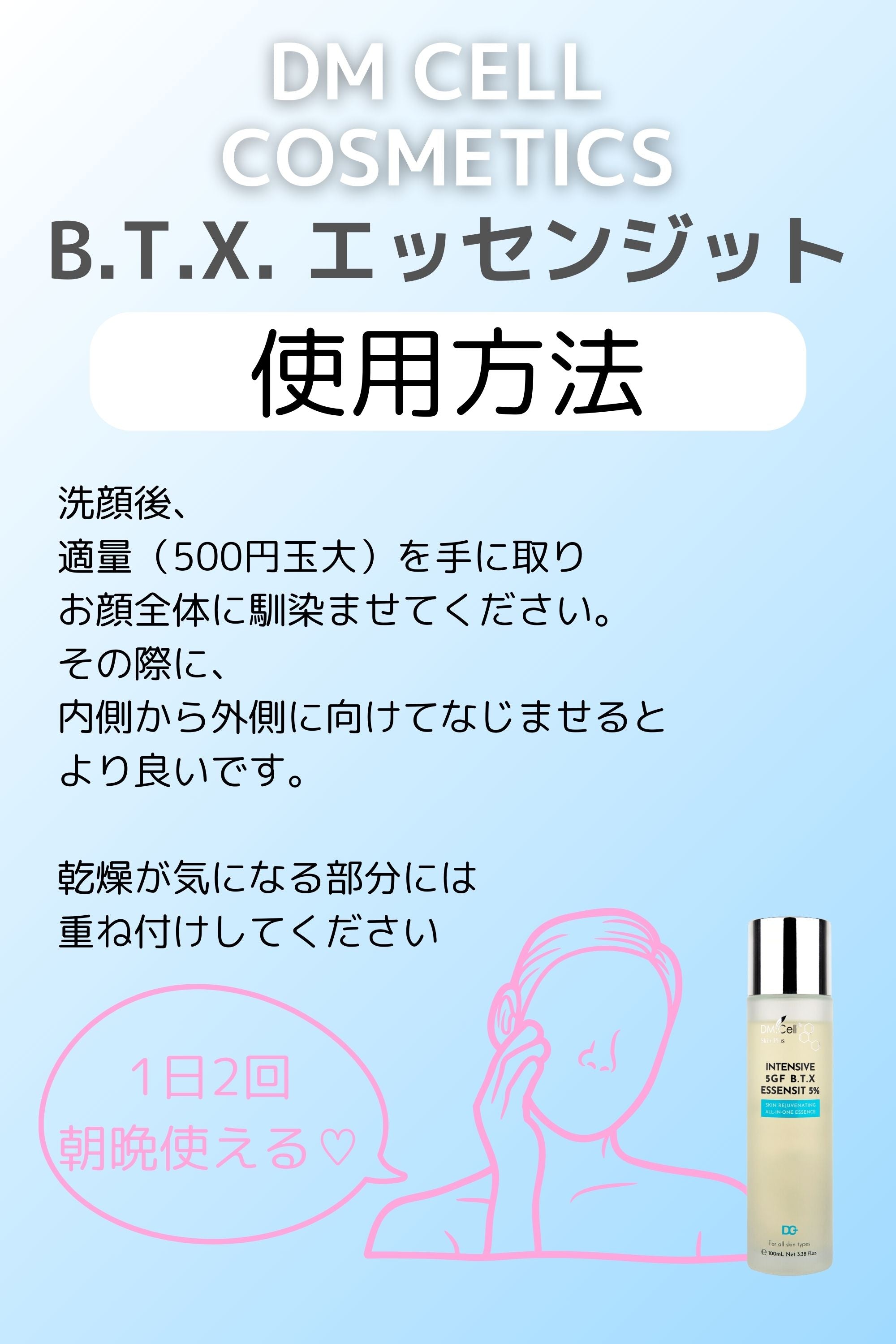 B.T.X.エッセンジット（化粧水）