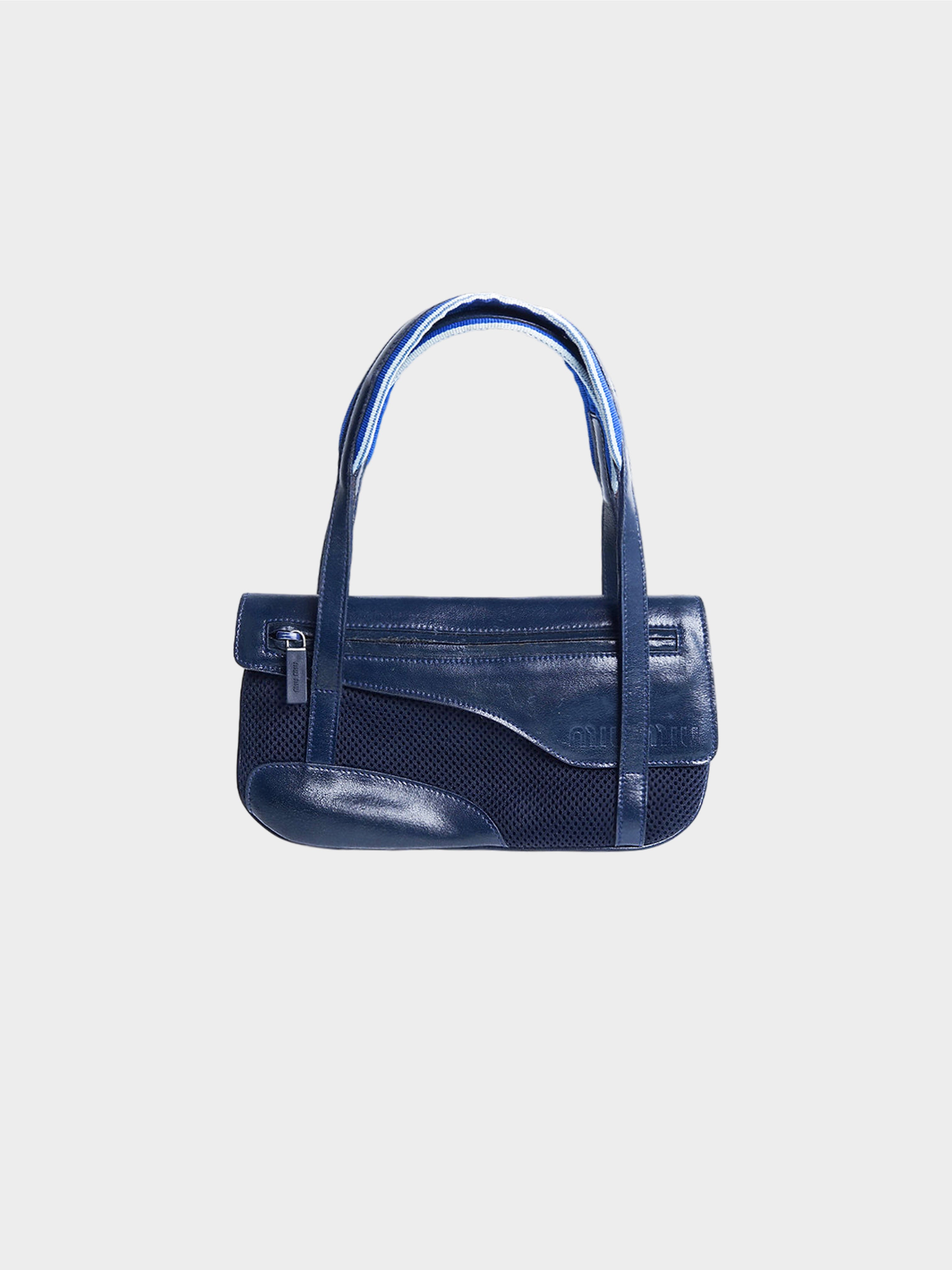 00s y2K archive miumiu LOGO leather bag スタッズ archive y2k 2way