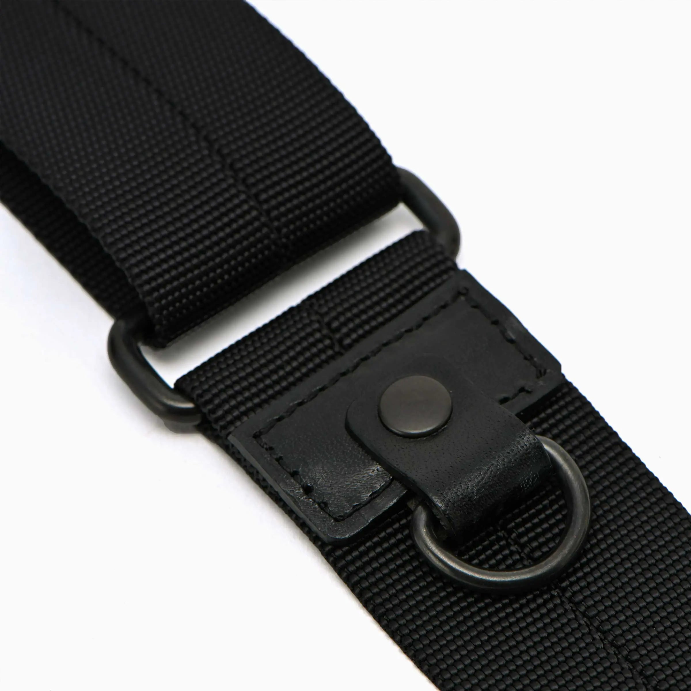 コーデュラ(R)用ショルダーパーツ[38mm] Dカンレザー付き｜ナイロン製