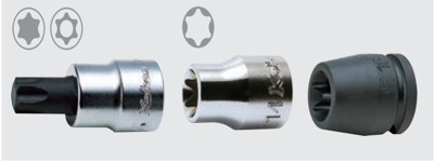 1/4 Sq. Dr. Tamper-Resistant TORX® T10H Bit Socket - Length 28mm