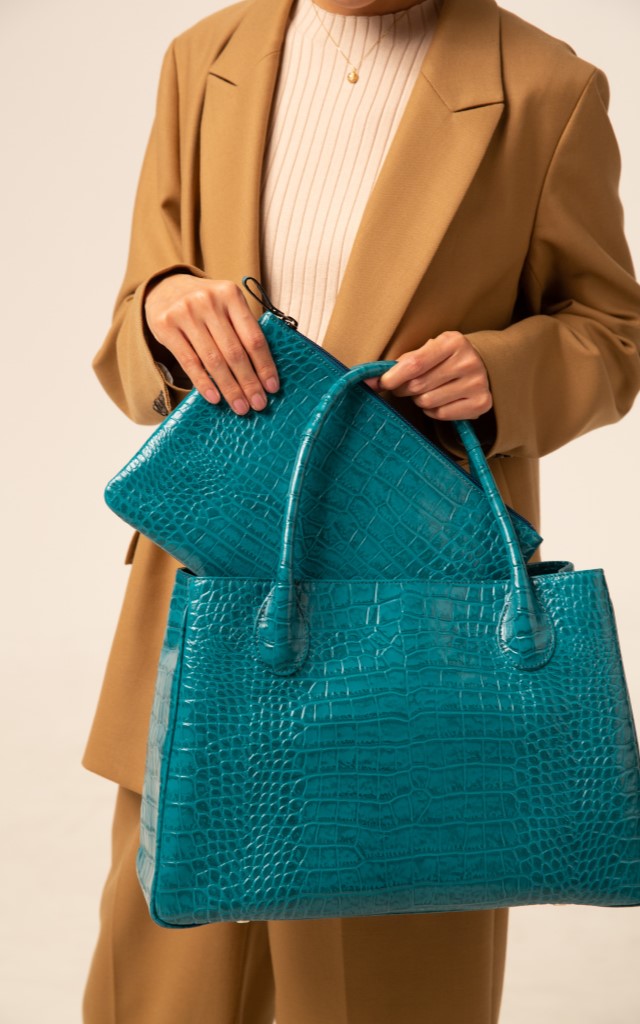 MOCO アラスカターコイズトートバッグ MOCO アラスカターコイズトート