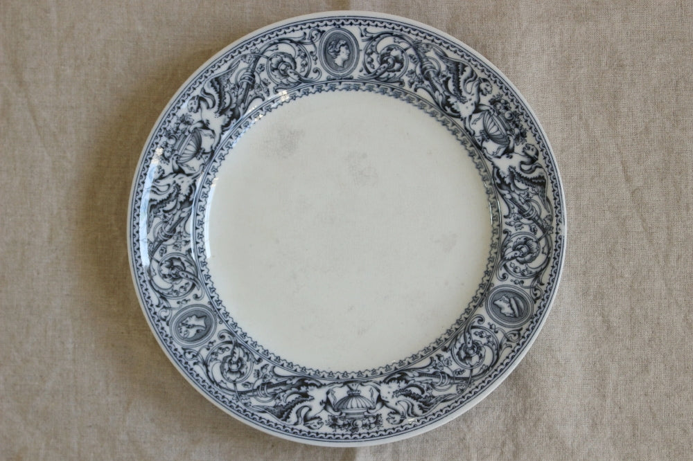 5枚あり！エミールブルジョワが依頼したミントン社平皿（直径24.5cm