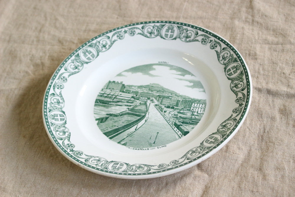 アンティーク プレート ボッホフレール ベルギー 狩の帰来