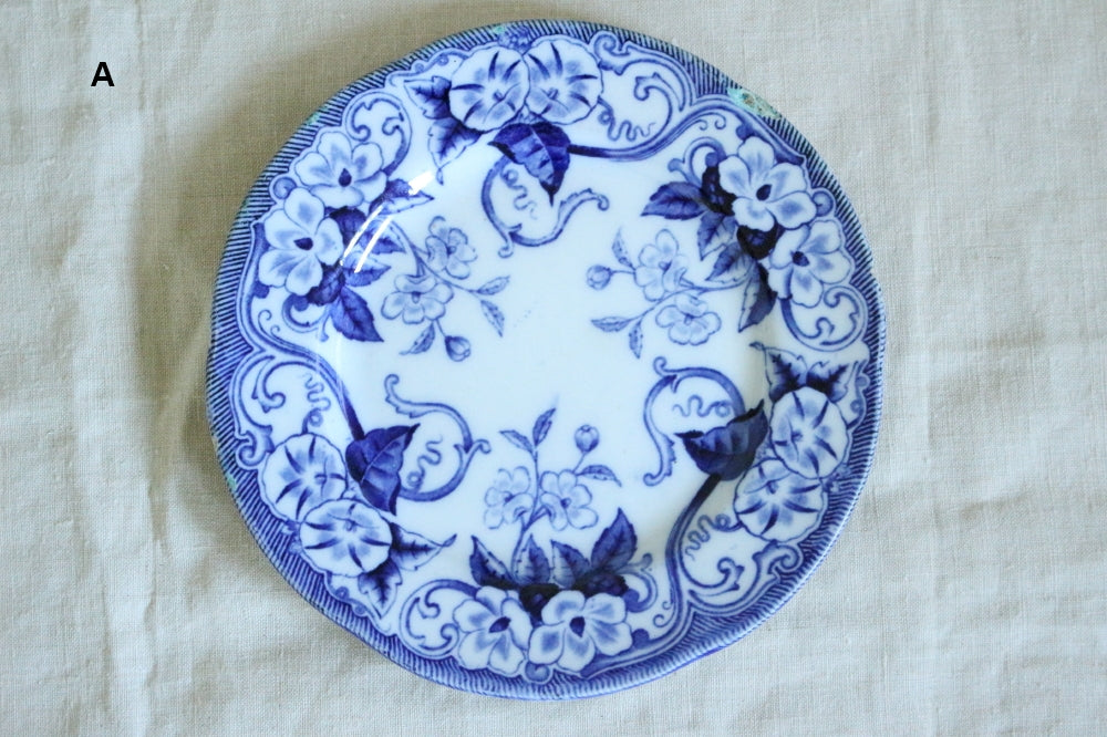 2枚あり！クレイユモントロー窯FLORAシリーズ平皿（直径19.5cm