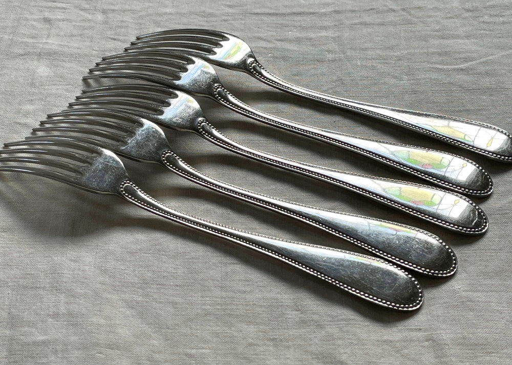 フランス アンティーク カトラリーセット スプーン3本 フォーク3本 3