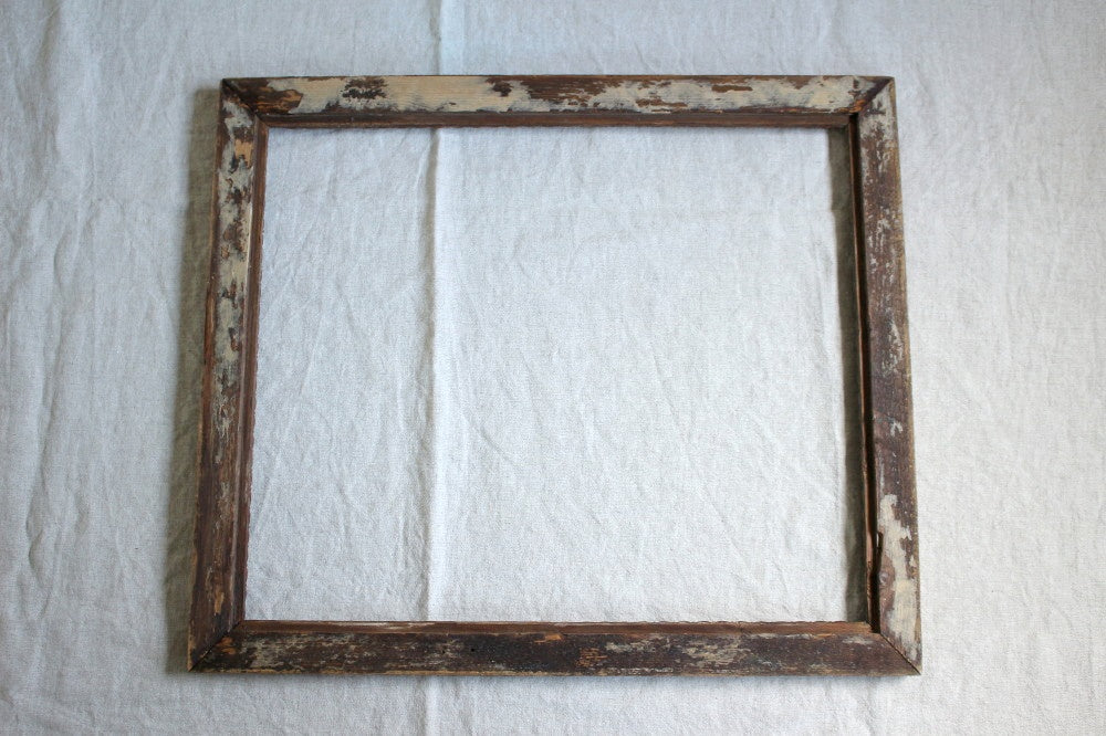 麦のような彫り模様が素敵なフレーム（41.5x48.5cm） フランス