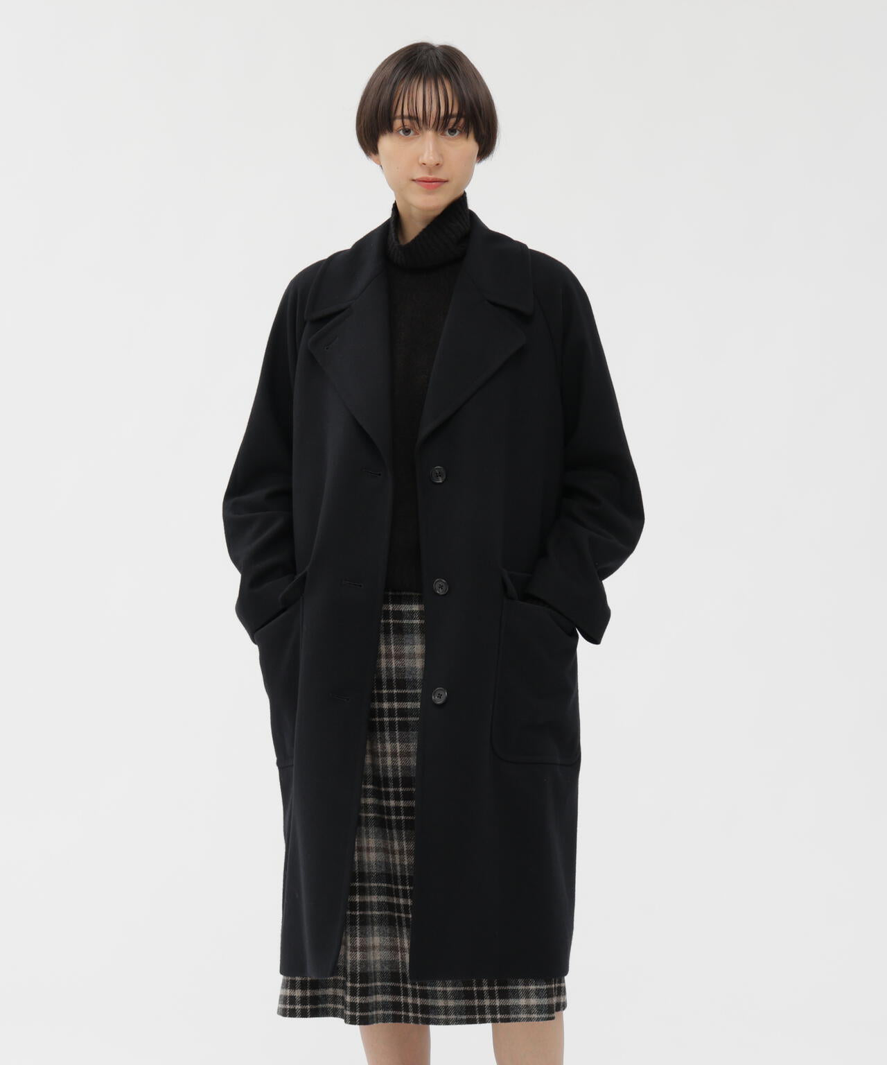 GLENCHECK WOOL COAT | MARGARET HOWELL（マーガレット・ハウエル
