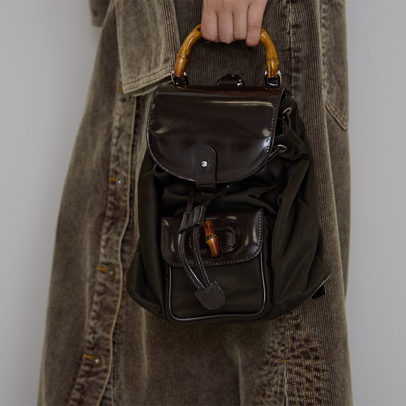 GUCCI バンブーナイロンミニリュック