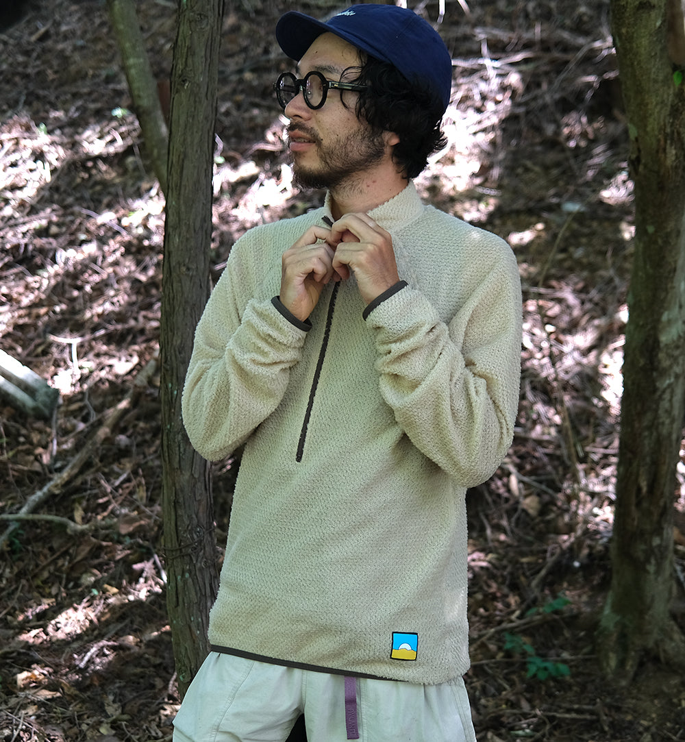 Senchi Designs 90 CREWNECK W/ HALF ZIP / センチデザイン 90クルー