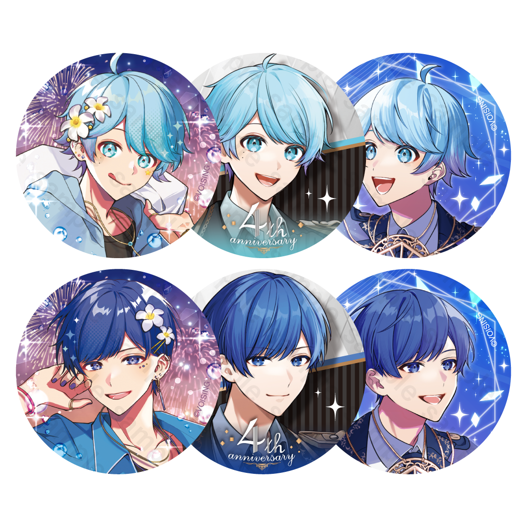 いれいす お正月ピックアップランダム缶バッジ 2026 青組 - いれいすと