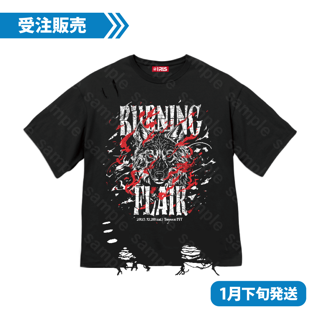 受注生産】Burning Flair ビッグTシャツ りうら - いれいすとあ【公式