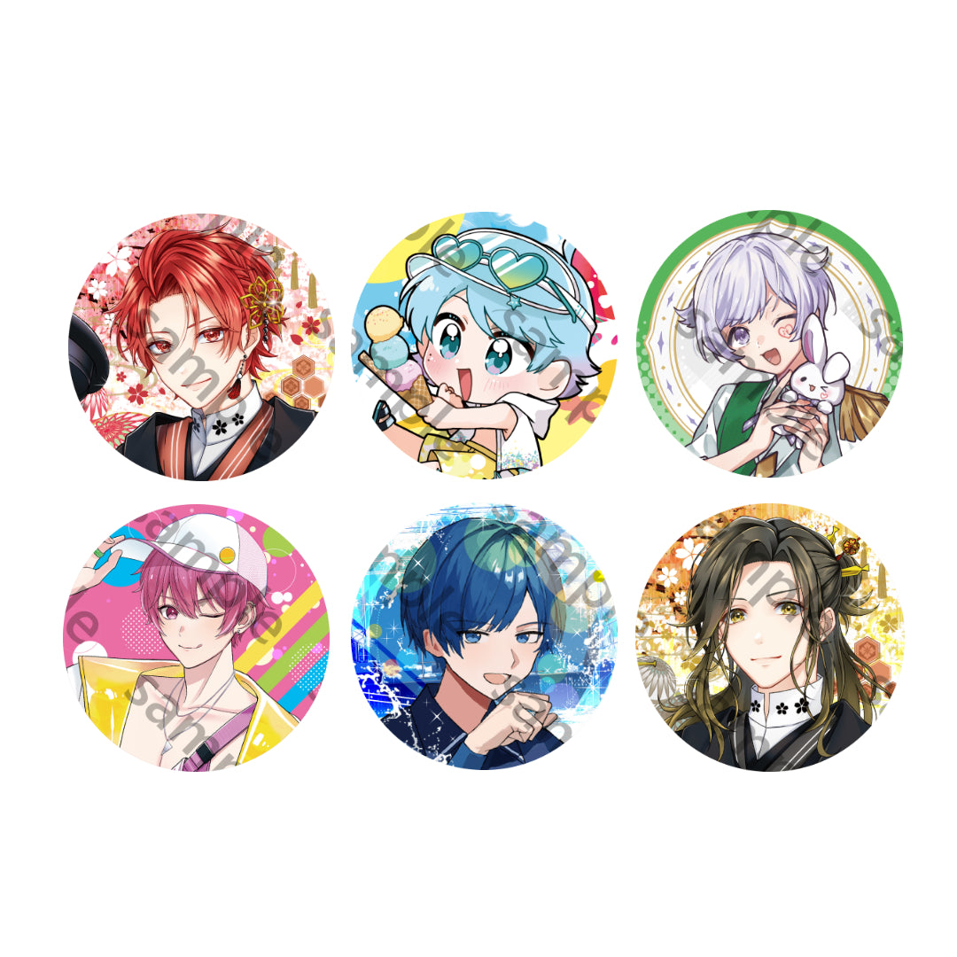 初兎 活動7周年記念 マット缶バッジ - いれいすとあ【公式グッズショップ】