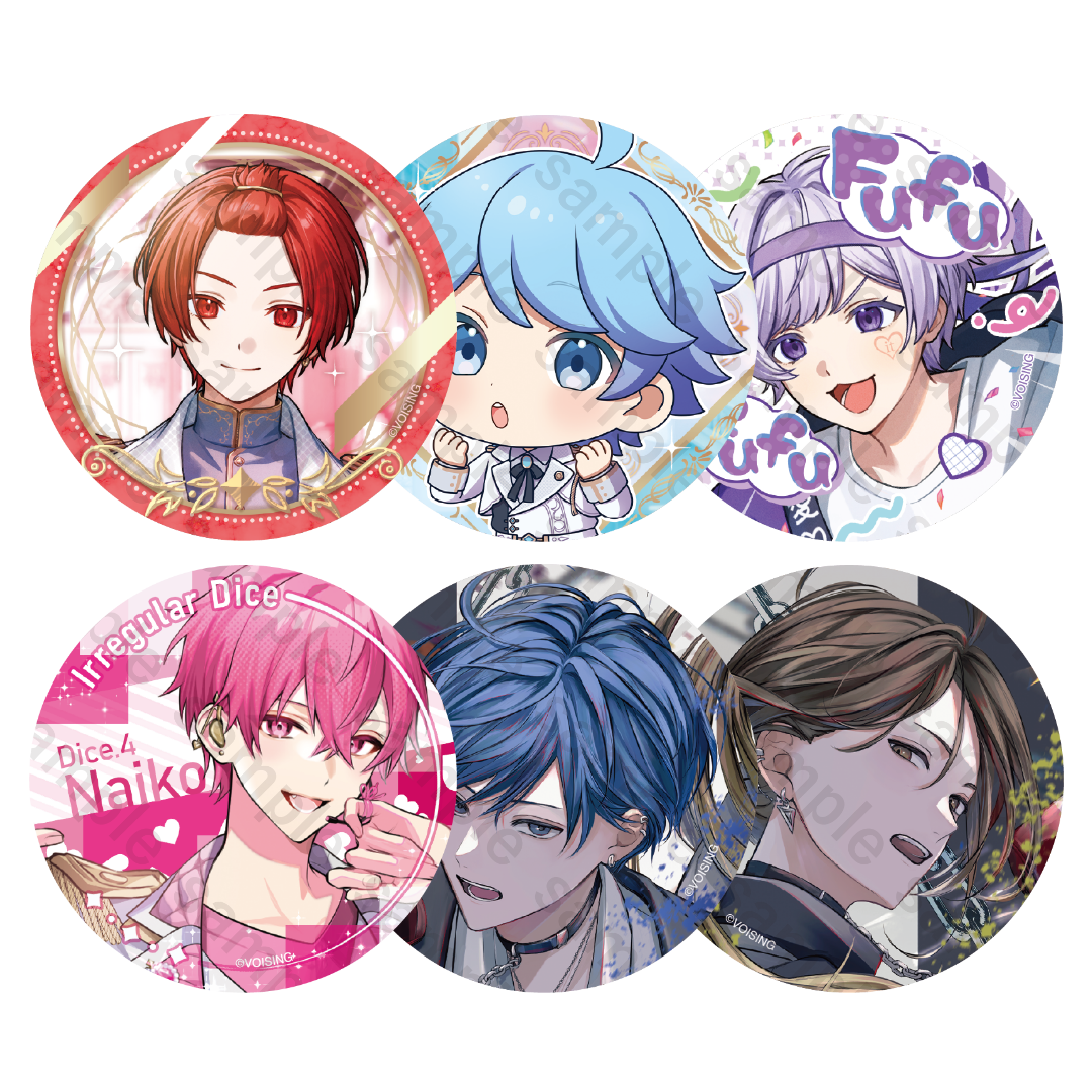 第1弾 いれいすハート缶バッチ ないこさんデフォ×81 第1