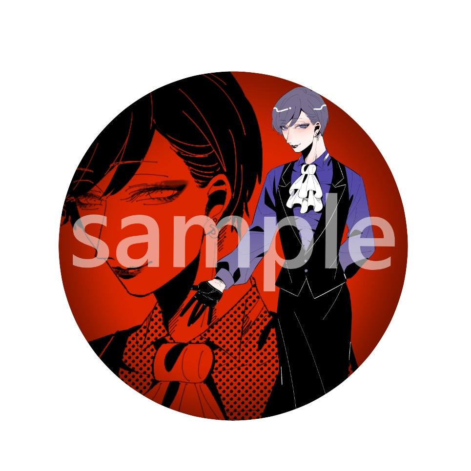 第1弾 いれいすハート缶バッチ ないこさんデフォ×81 第1弾 いれいす