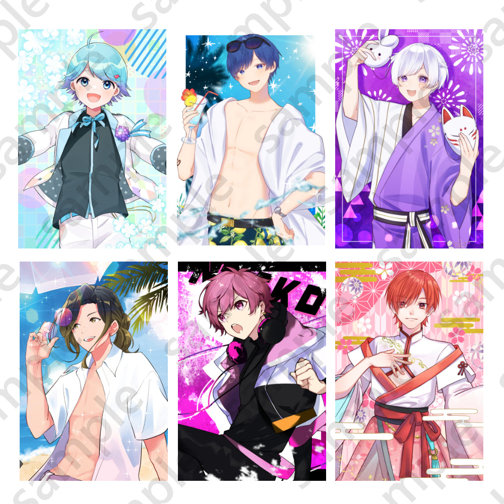 いれいすランダムポストカード 夏の水着ver. - いれいすとあ【公式