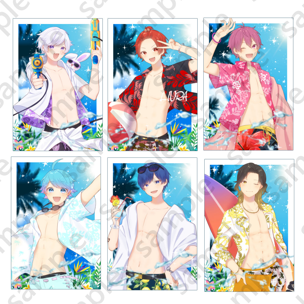 いれいすランダムポストカード 夏の水着ver. - いれいすとあ【公式