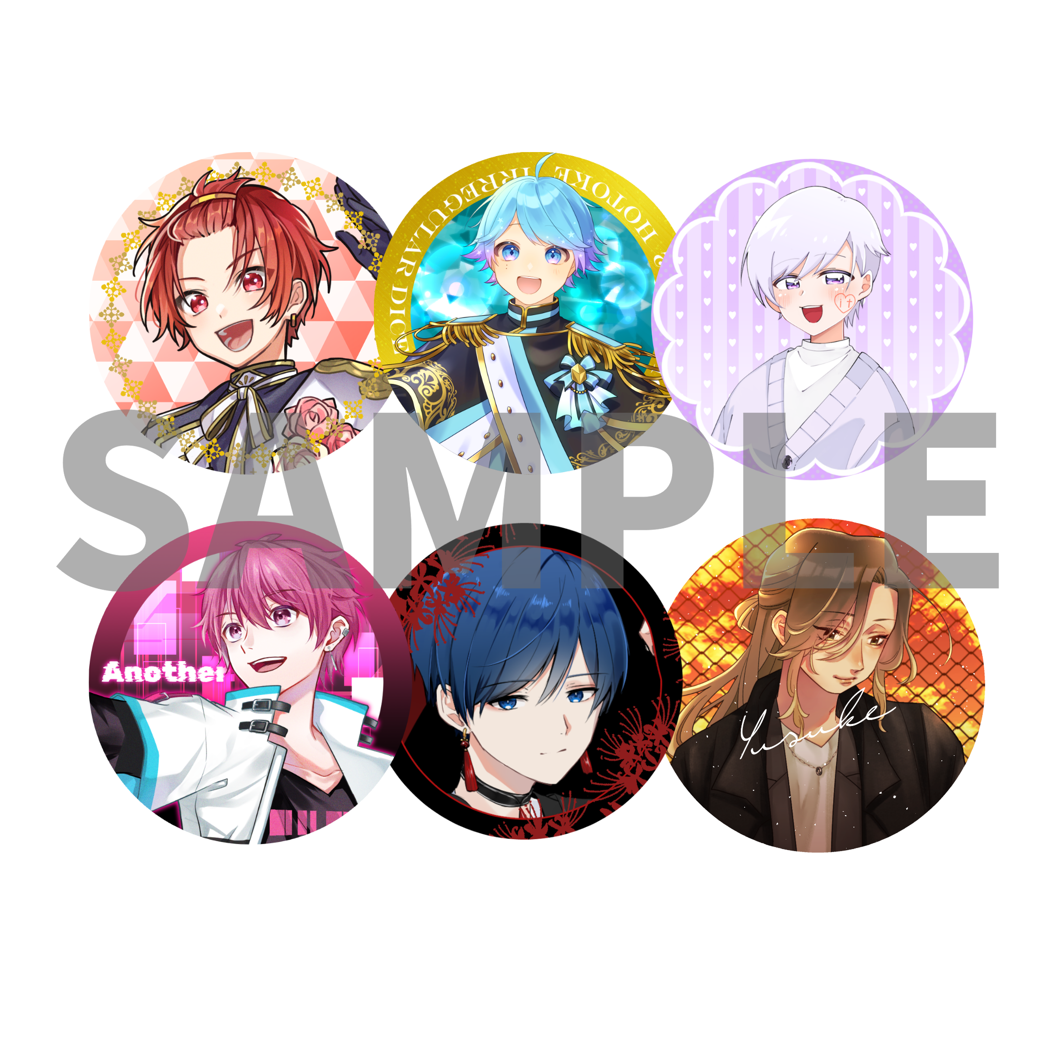 悠佑 活動9周年記念 マット缶バッジ - いれいすとあ【公式グッズショップ】