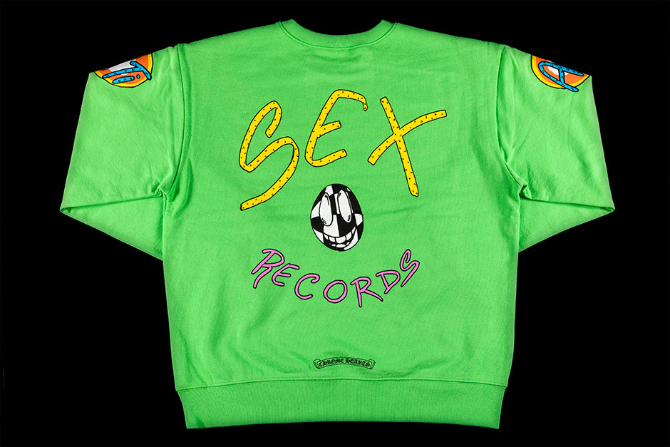 CHROME HEARTS MATTY BOY SEX RECORDS CREWNECK - PROJECT BLITZ