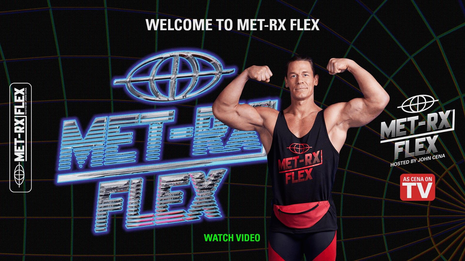 アメリカ物☆プロテインメーカー MET-Rx 垂れ幕 旗☆選手権大会 宣伝用