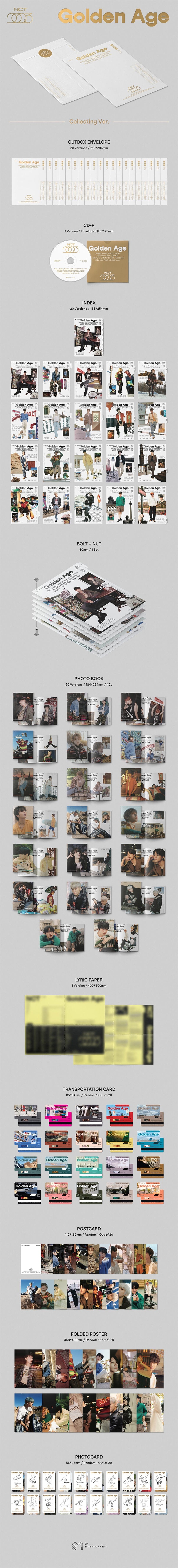 OUTLET】 NCT - 4th アルバム Golden Age (Collecting Ver.)