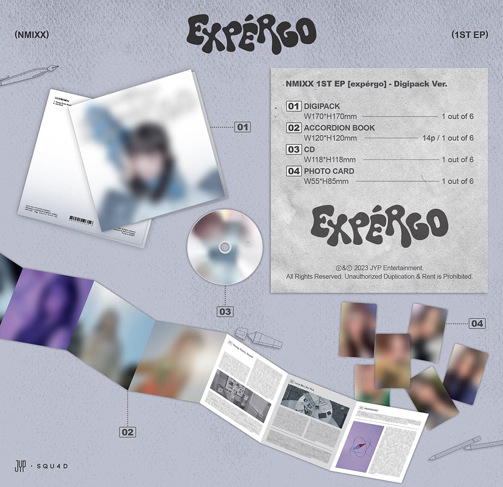NMIXX - expérgo 1st EP (Digipack Ver.)