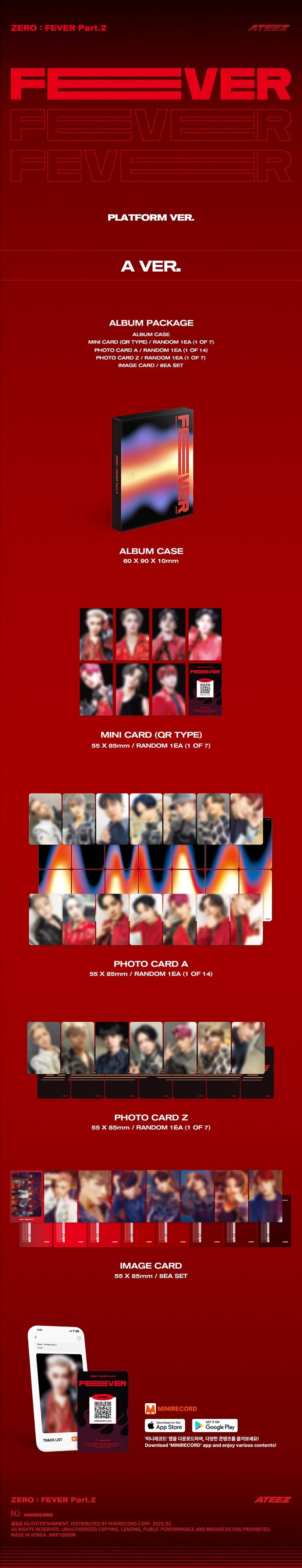 ATEEZ - ZERO : FEVER Part.2 (PLATFORM Ver.) SET