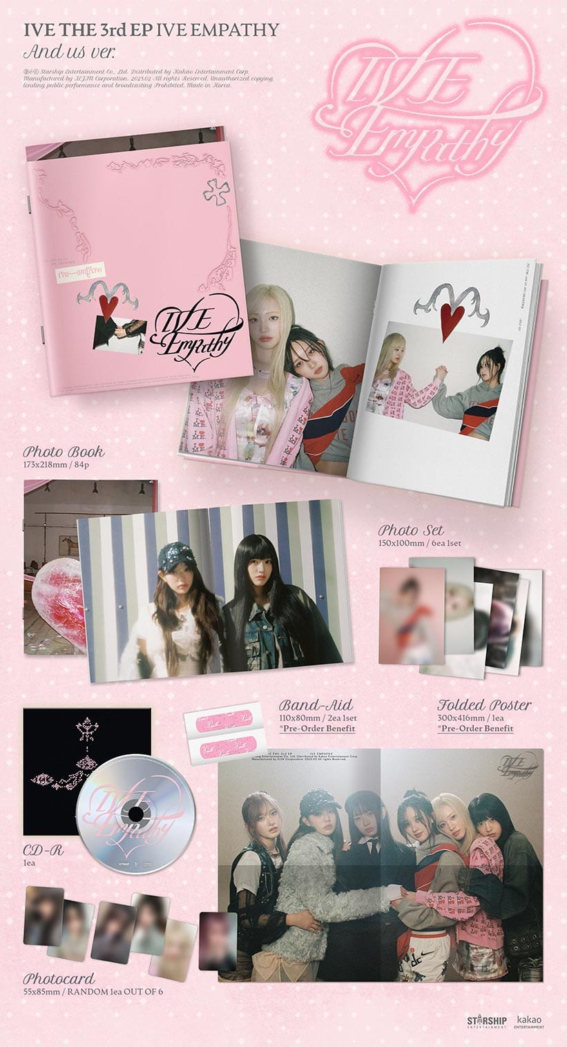 IVE - The 3rd EP IVE EMPATHY (4SET)