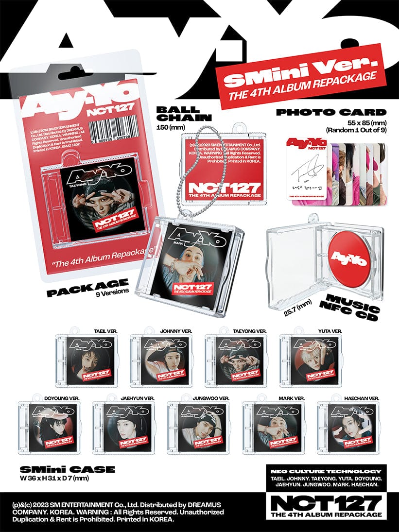 NCT 127 - Ay-Yo The 4th Album Repackage (SMini Ver.)