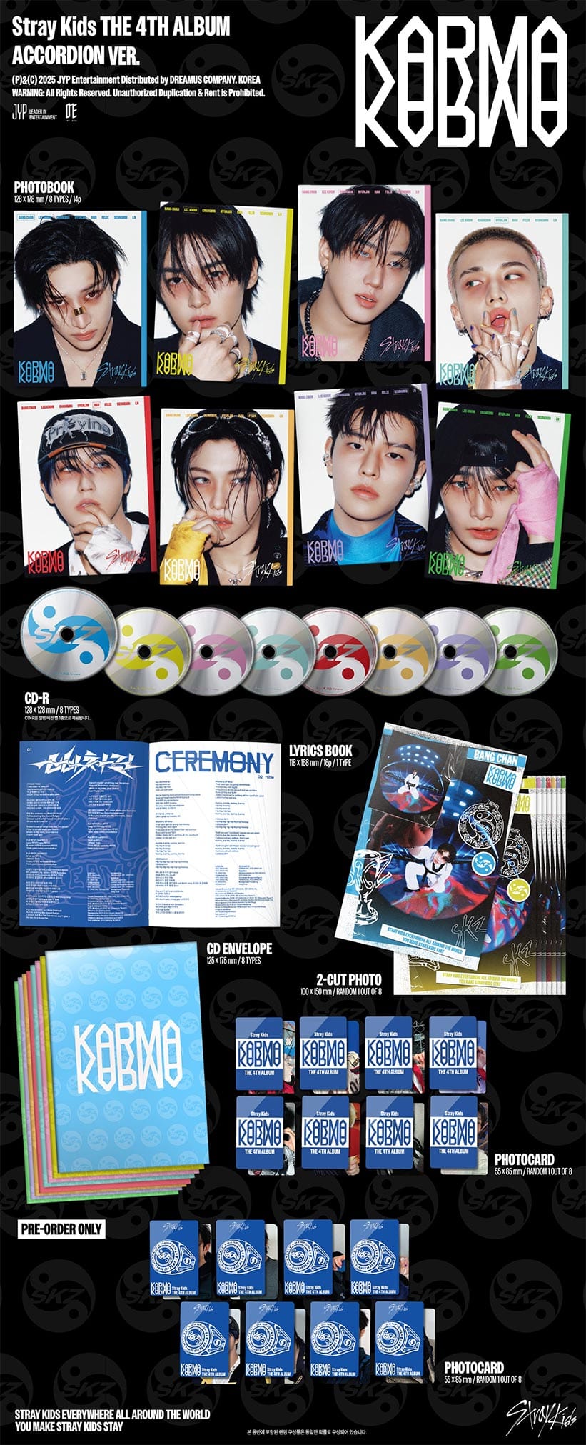 Lucky Draw Event ] Stray Kids - The 4th Album KARMA (ACCORDION VER.)