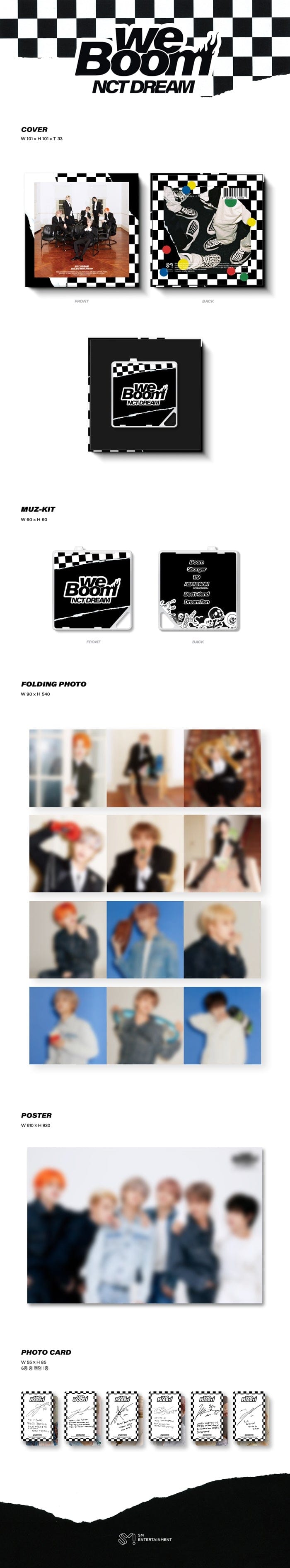 NCT DREAM - We Boom 3rd Mini Album (KiT Album)
