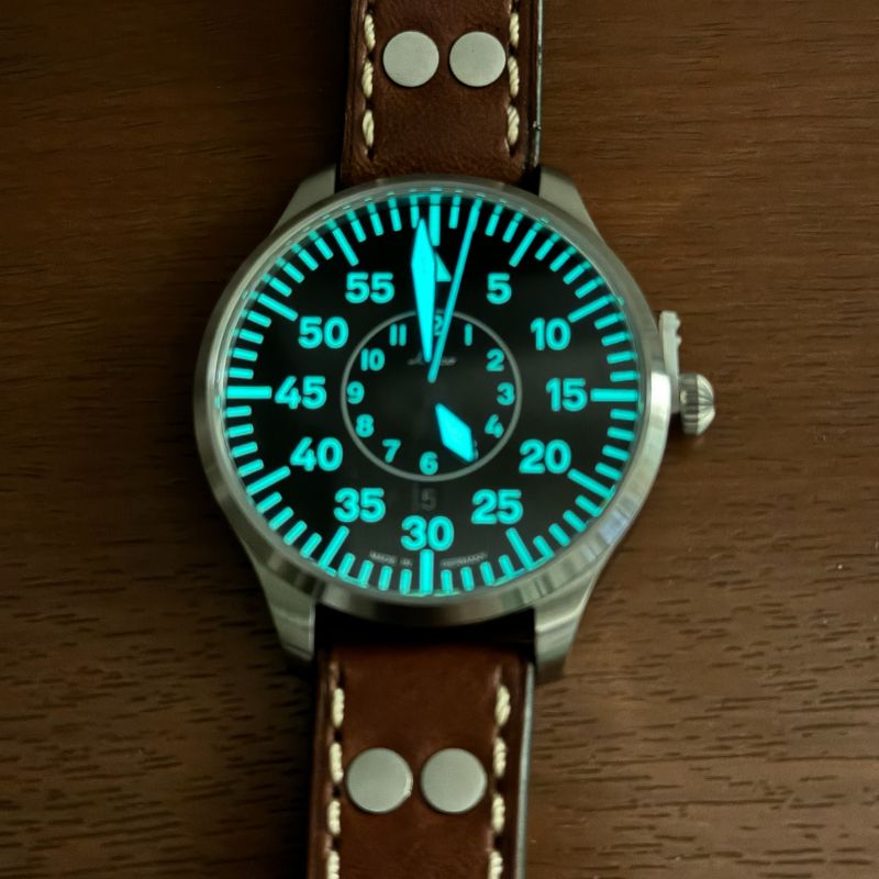ラコ（Laco) PILOT Zurich パイロット チューリッヒ.2.D 40 腕時計