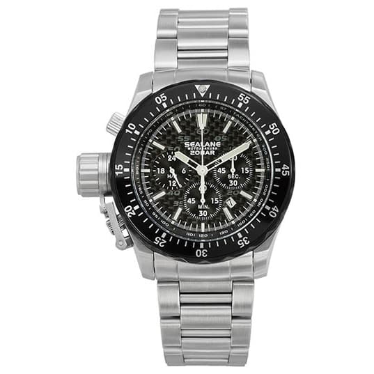 SEALANE(シーレーン) クォーツ 1/5秒クロノグラフ 腕時計 SE55-MBG