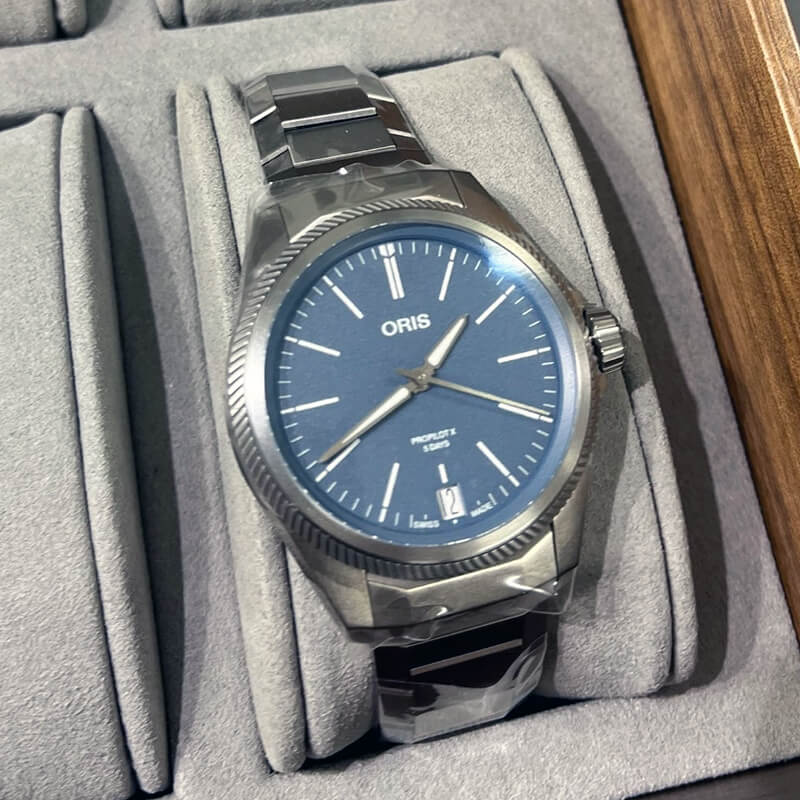 オリス/ORIS/プロパイロットX/キャリバー400/自動巻き/腕時計/ブルー