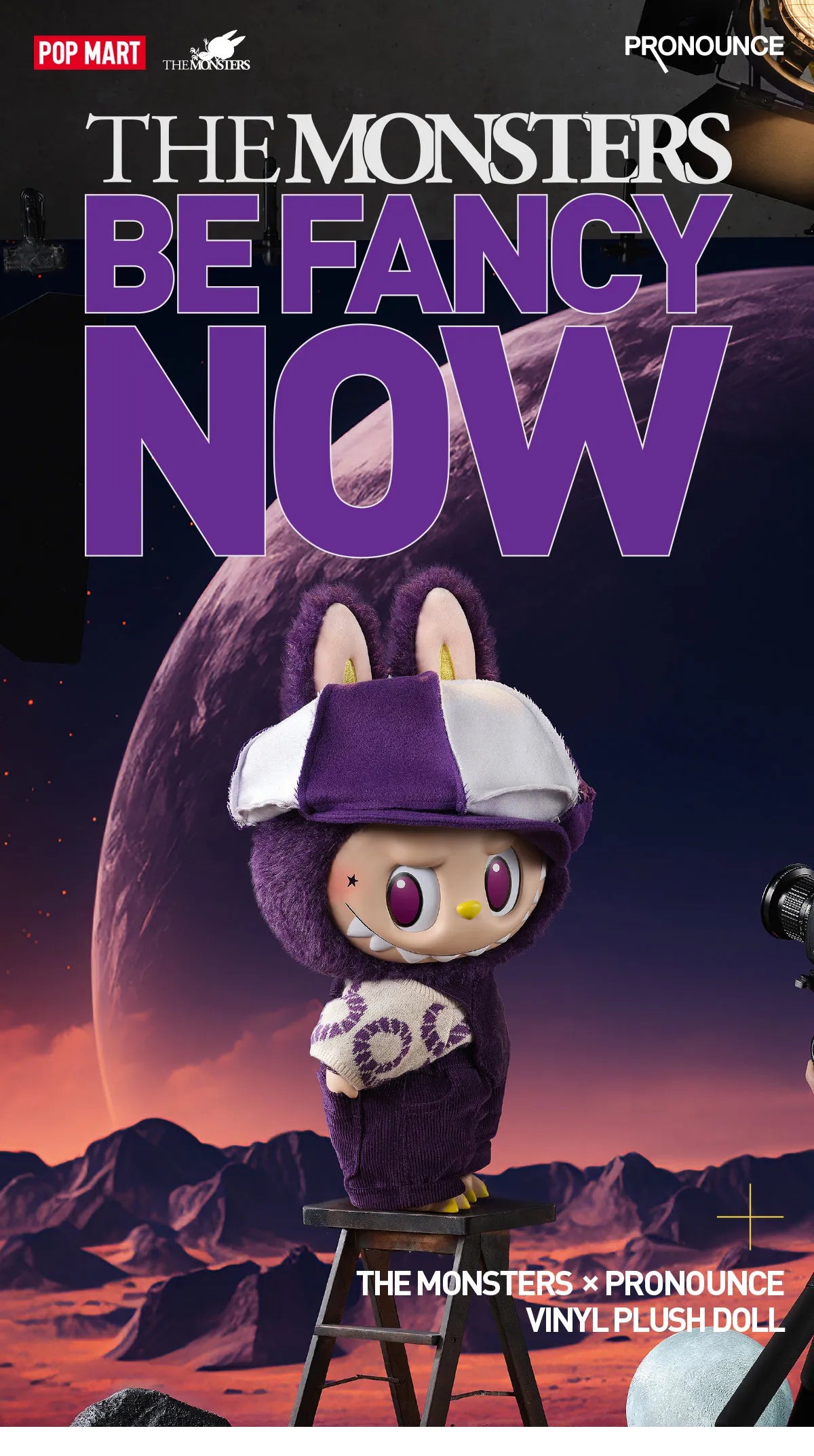 LABUBU × PRONOUNCE-BE FANCY NOW Vinyl Plush Dolll [Pre Order