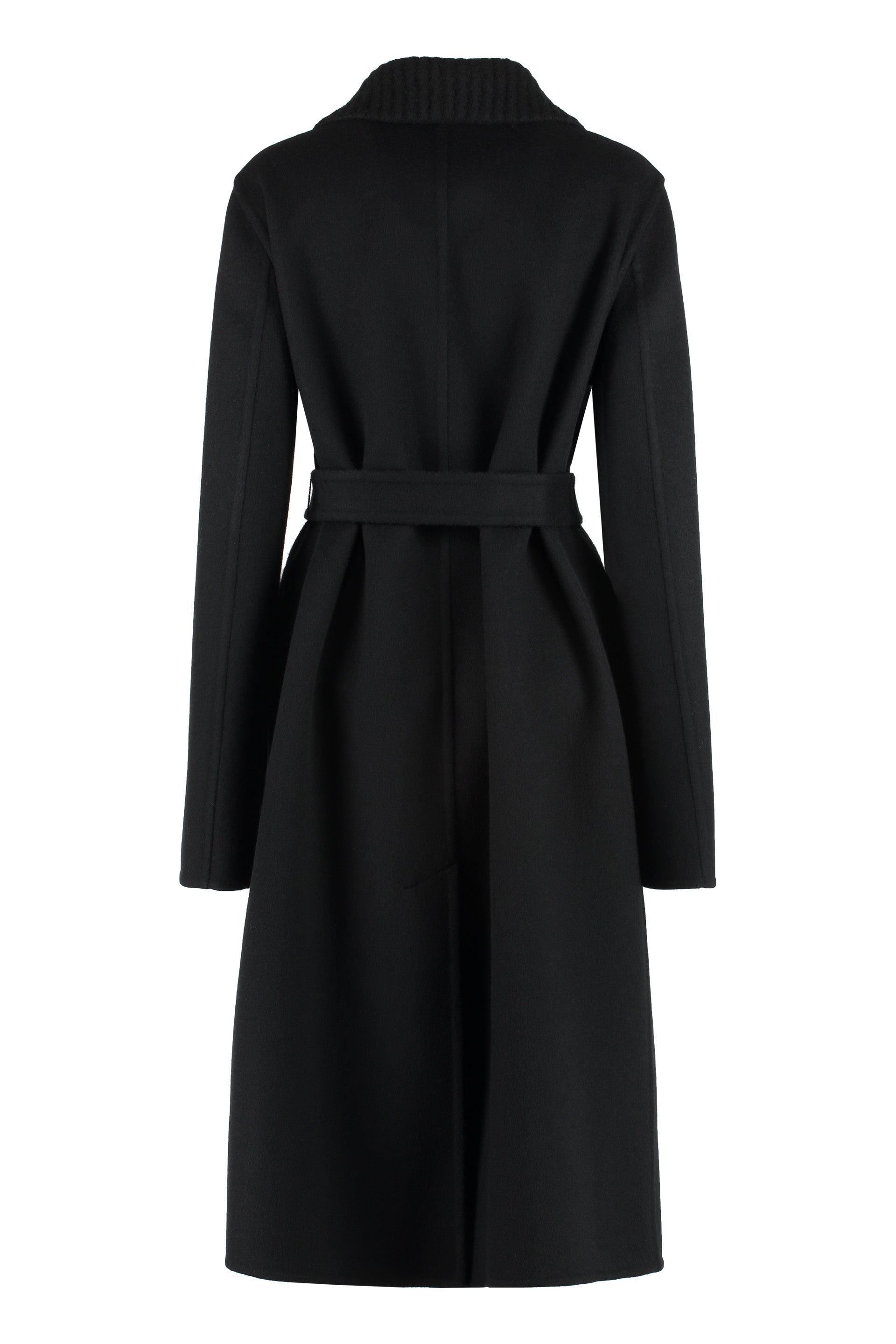 Jil Sander - Wool and angora coat black - The Corner
