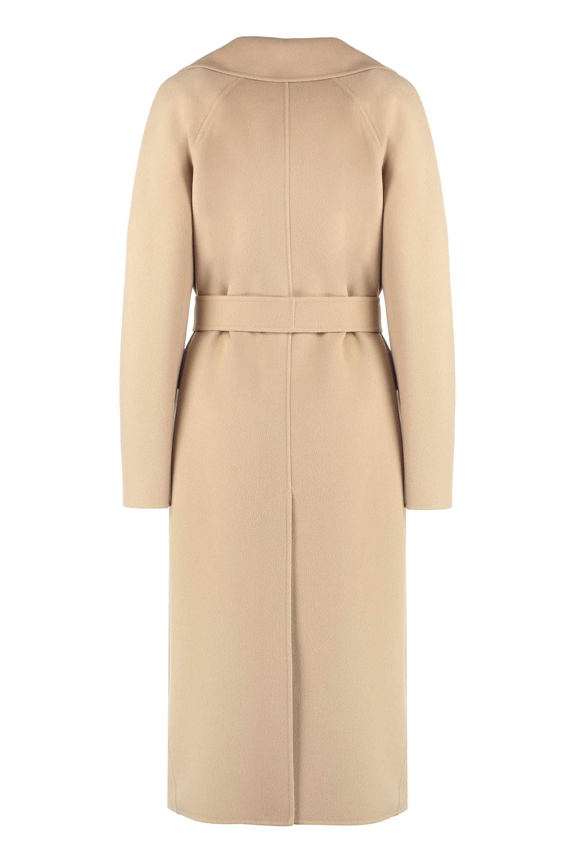 S MAX MARA - Zenith double-breasted virgin wool coat Sand - The Corner