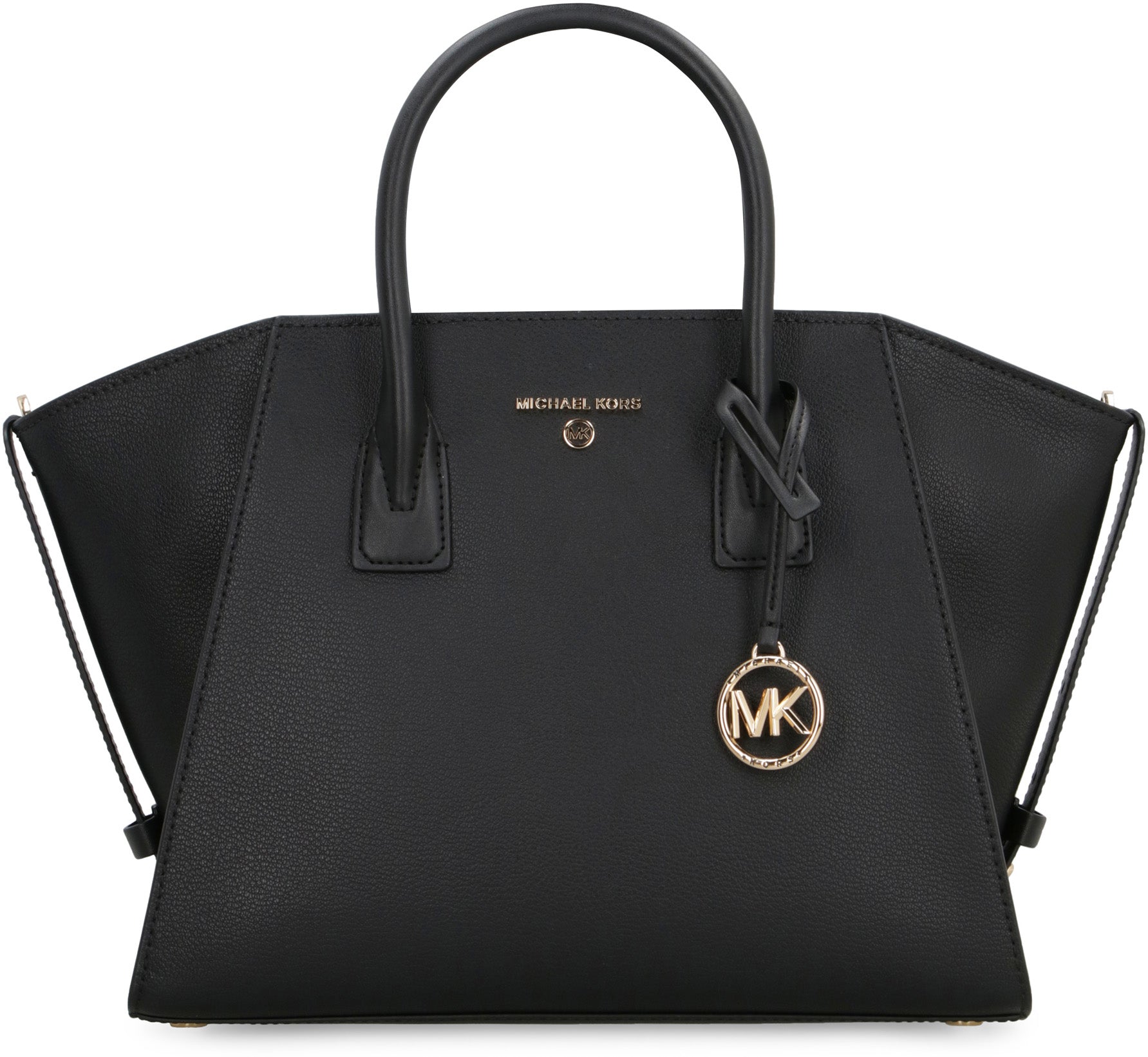 MICHAEL MICHAEL KORS - Avril leather handbag black - The Corner