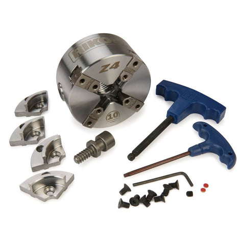 RIKON Z3 4-Jaw Lathe Chuck | Direct Thread | 1