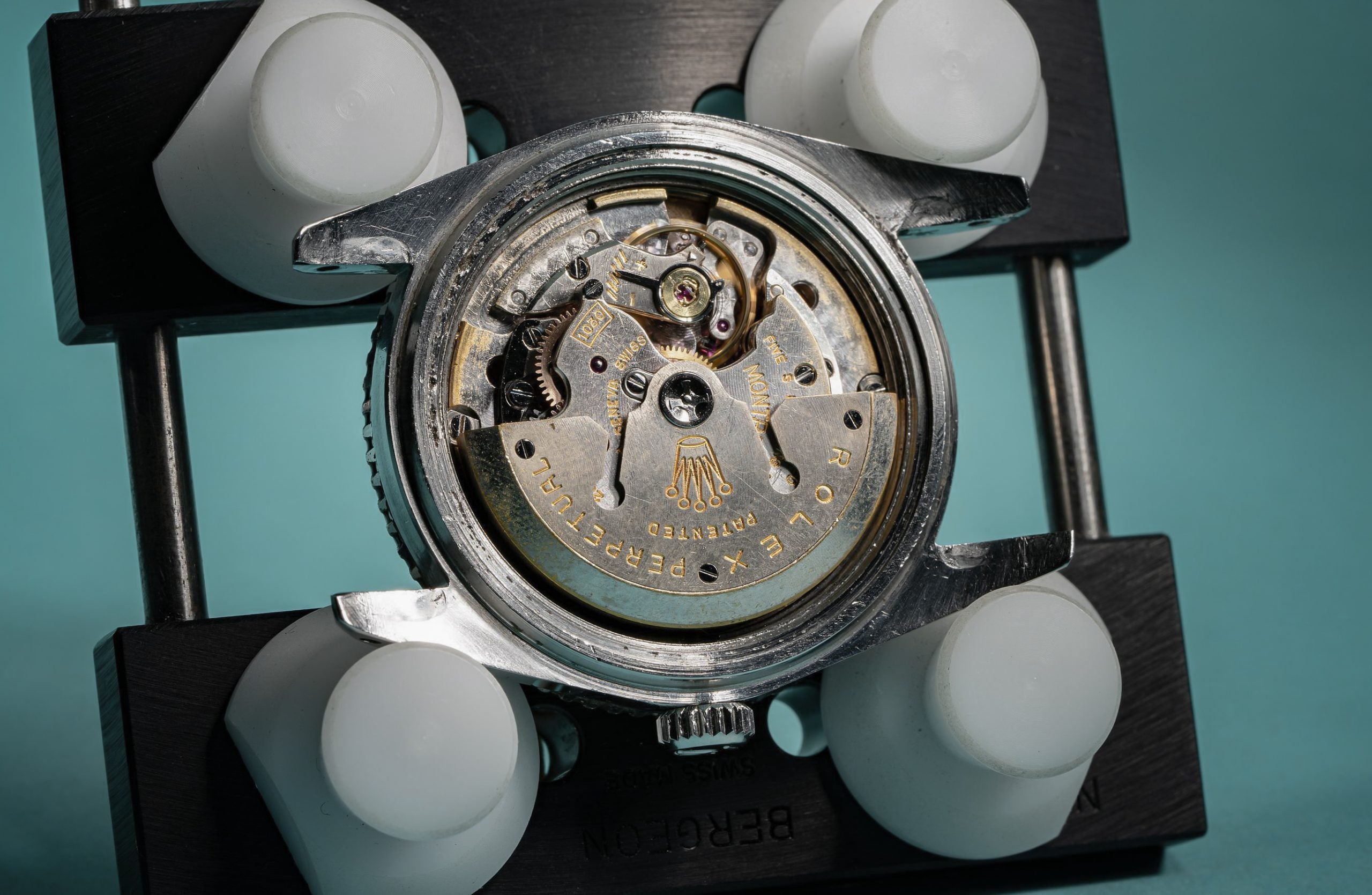 Double-Burgundy, Wabi-Sabi Tropical Rolex 6536 – Hairspring